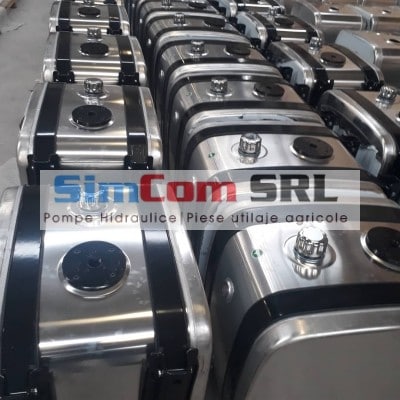 Bazin basculare aluminiu 185 litri
